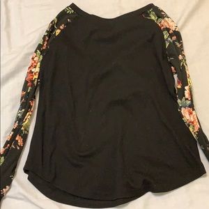 Floral long sleeve t shirt